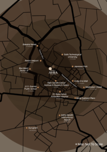 Noble Ayra Location Map